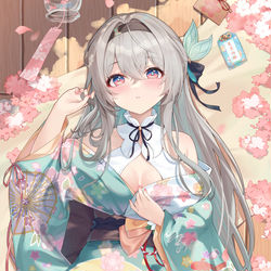 This is a pixiv picture whose title is 流螢 ホタル 【予告】新春抱き枕カバー.