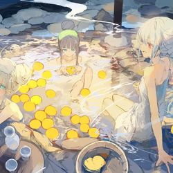 This is a pixiv picture whose title is 冬至♨️.