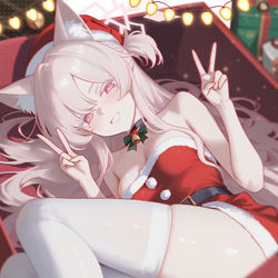 This is a pixiv picture whose title is Christmas gift✨.