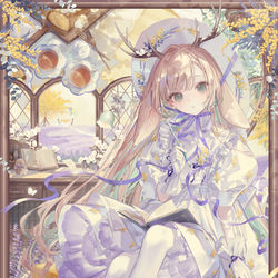 This is a pixiv picture whose title is 【お仕事】月野木ちろるちゃん.