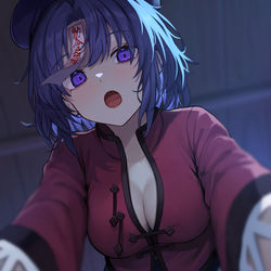 This is a pixiv picture whose title is 芳香ちゃんが襲いに来た.
