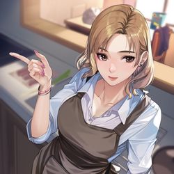 This is a pixiv picture whose title is 同級生のギャル。.