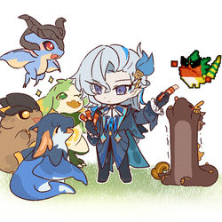 This is a pixiv picture whose title is 🐉.