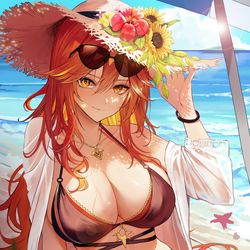 This is a pixiv picture whose title is Mavuika マーヴィカ.
