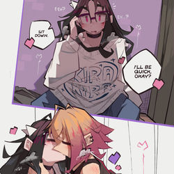 This is a pixiv picture whose title is Fitting room yuri Part 2.