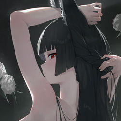 This is a pixiv picture whose title is Miyabi.