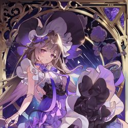 This is a pixiv picture whose title is Herta.