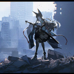 This is a pixiv picture whose title is 虚狩.