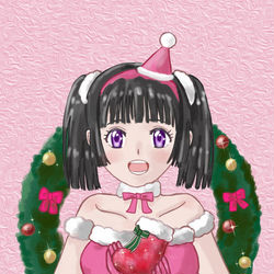 This is a pixiv picture whose title is 🎄ちとせのクリスマスリース🎄.