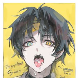 This is a pixiv picture whose title is 浅羽悠真.