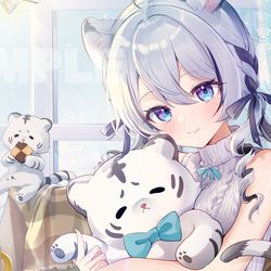 This is a pixiv picture whose title is work.