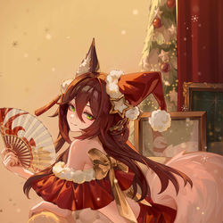 This is a pixiv picture whose title is 圣诞节快乐.