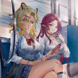 This is a pixiv picture whose title is ナタギャル.