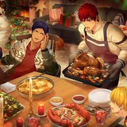 This is a pixiv picture whose title is Merry Christmas.