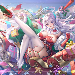 This is a pixiv picture whose title is 🧡💚🎄祝大家圣诞快乐٩(˃̶͈̀௰˂̶͈́)و🎄💚🧡.