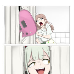 This is a pixiv picture whose title is 素世开门，我是小睦.