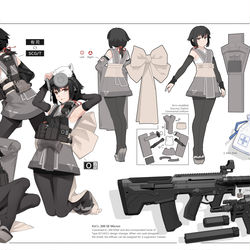 This is a pixiv picture whose title is Kiri_Character Sheet 2024.