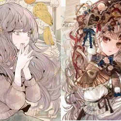 This is a pixiv picture whose title is 【お知らせ】イラスト成長記録をねとらぼ様の記事にして頂きました.