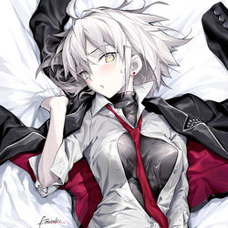 This is a pixiv picture whose title is 透けシャツにその仕草・・誘ってますか？.