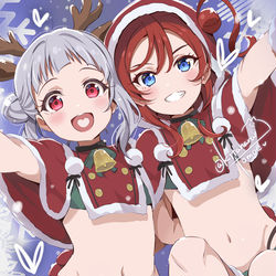 This is a pixiv picture whose title is skeb🐙ケーキ？クリスマスといえばタコパだYO！かのんちゃん♪.