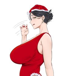 This is a pixiv picture whose title is Christmas🎄.