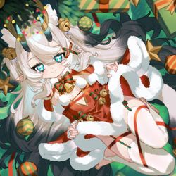 This is a pixiv picture whose title is Merry Christmas.