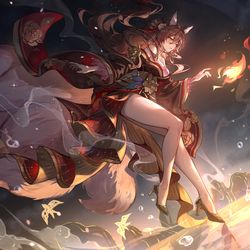 This is a pixiv picture whose title is 忘归人.
