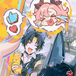 This is a pixiv picture whose title is ファミマライブ配信⁈.