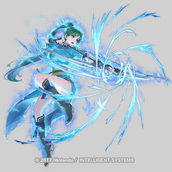 This is a pixiv picture whose title is 【FEH】烈火の紋章士 リン.