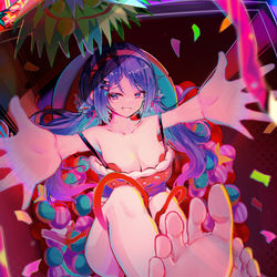 This is a pixiv picture whose title is クリスマス·ミサイド.