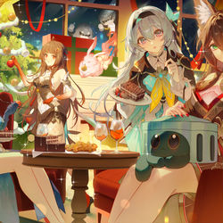 This is a pixiv picture whose title is We Wish You a Merry Christmas!.