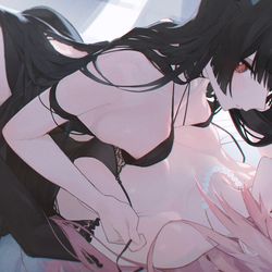 This is a pixiv picture whose title is Miyabi and Yanagi.