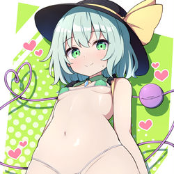 This is a pixiv picture whose title is マイクロビキニこいしちゃん.