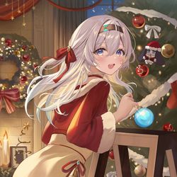 This is a pixiv picture whose title is Christmas with Firefly!.