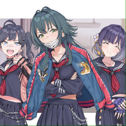 This is a pixiv picture whose title is キャンパスモード①.