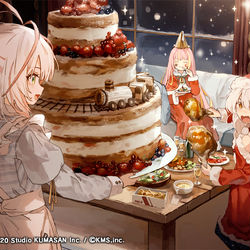 This is a pixiv picture whose title is 聖夜に贈るクリスマスケーキ.