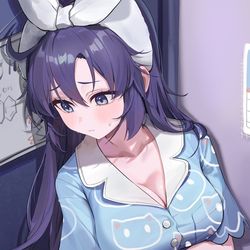 This is a pixiv picture whose title is 早瀬ユウカ 💙.