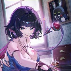 This is a pixiv picture whose title is 🐭.