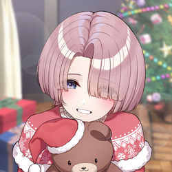 This is a pixiv picture whose title is 有村麻央クリスマス.