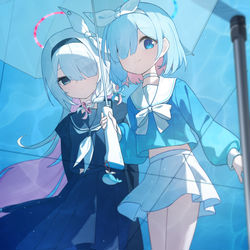 This is a pixiv picture whose title is 阿罗娜&普拉娜（25/30）.