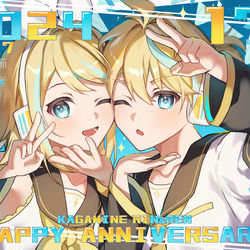 This is a pixiv picture whose title is 17周年おめでとう！！！🎉✨🎂🎊.
