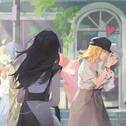 This is a pixiv picture whose title is 形同陌路.