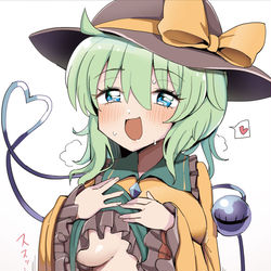 This is a pixiv picture whose title is たくしあげこいしちゃん.