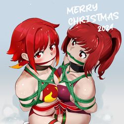This is a pixiv picture whose title is メリークリスマス! 2024年!.