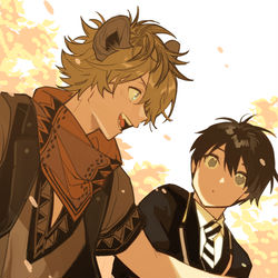 This is a pixiv picture whose title is ラギ監♂＆レオ監♂まとめ.