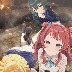 This is a pixiv picture whose title is 初星温泉·Re;IRIS.