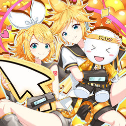 This is a pixiv picture whose title is 17thおめでとうございます！🎉🎊🧡💛.