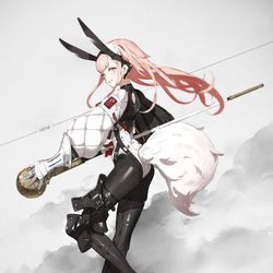 This is a pixiv picture whose title is 1/7スケール「HEXE」.