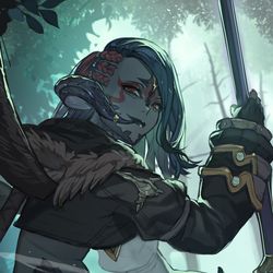 This is a pixiv picture whose title is 湿地の守護者.