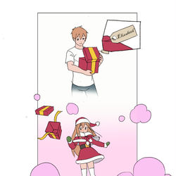 This is a pixiv picture whose title is A Christmas gift (TGAR).